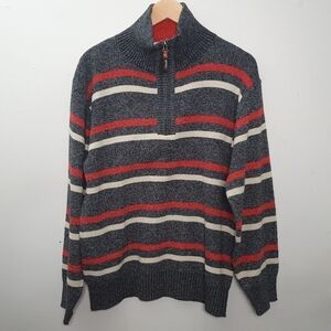 Gazebo Collection 1/4 Zip Pullover Sweater Size L